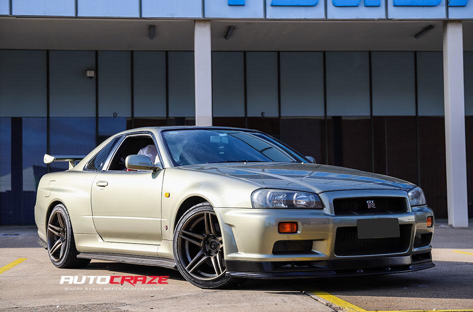 NISSAN SKYLINE R34 CC03R BRONZE
